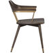 Demi Distressed Brown Dining Armchair